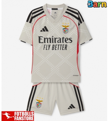 Benfica Bortatröja Barn 2025-26 Kortärmad (+ Korta byxor)